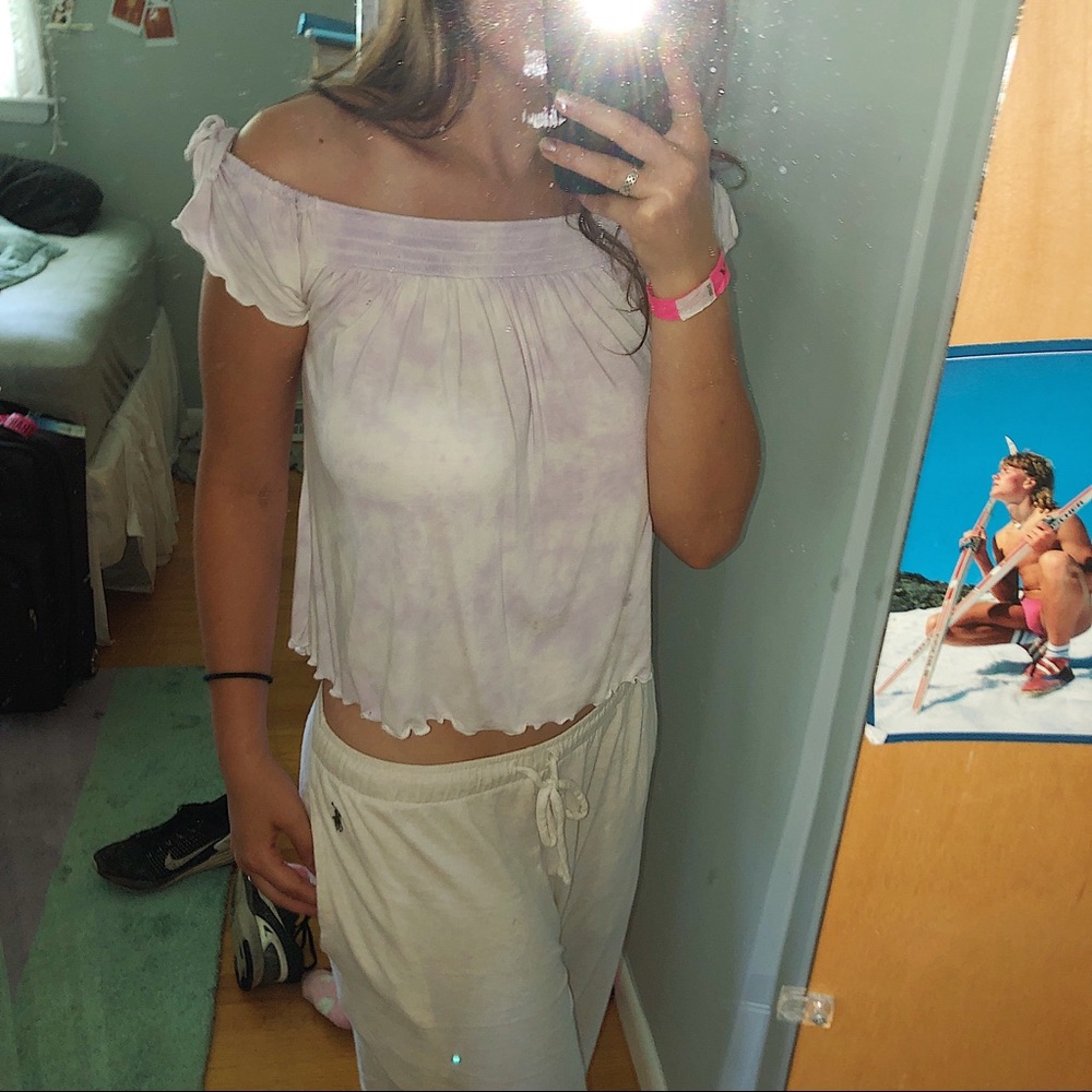 American Eagle Soft & Sexy off the shoulder top